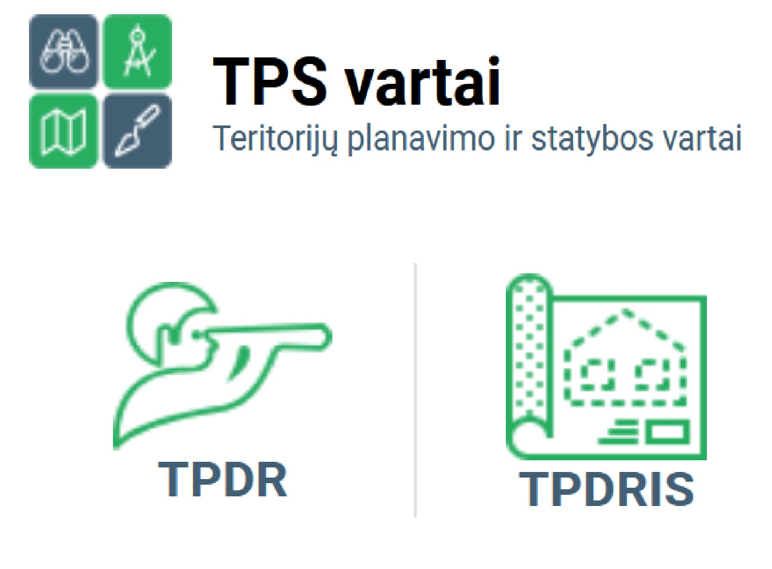 Modernizuotų TPS Vartų, TPDRIS ir TPDR informacija